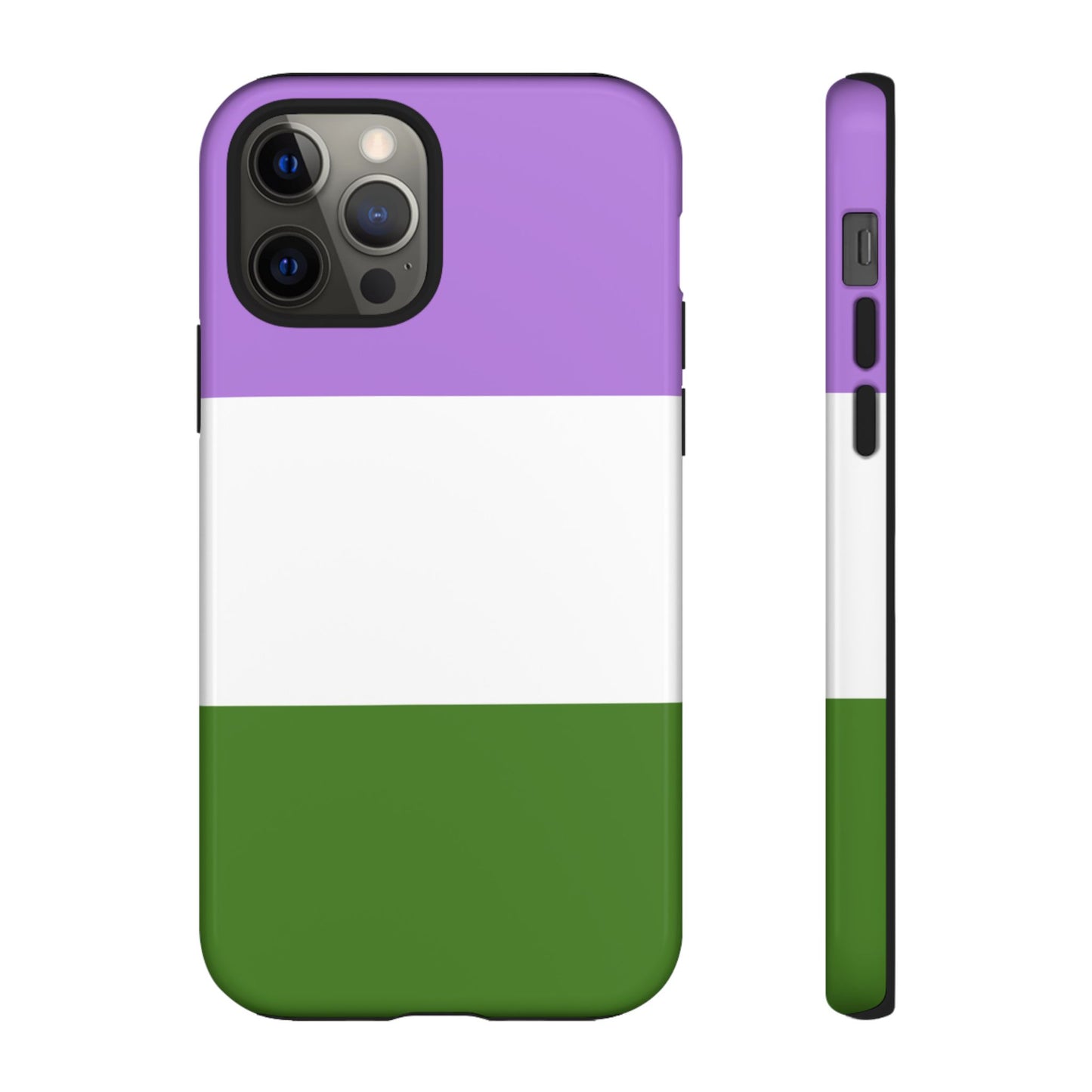 Genderqueer Pride iPhone Case – LGBTQ Flag Protective Cover for iPhone 11 12 13 14 15 16 17