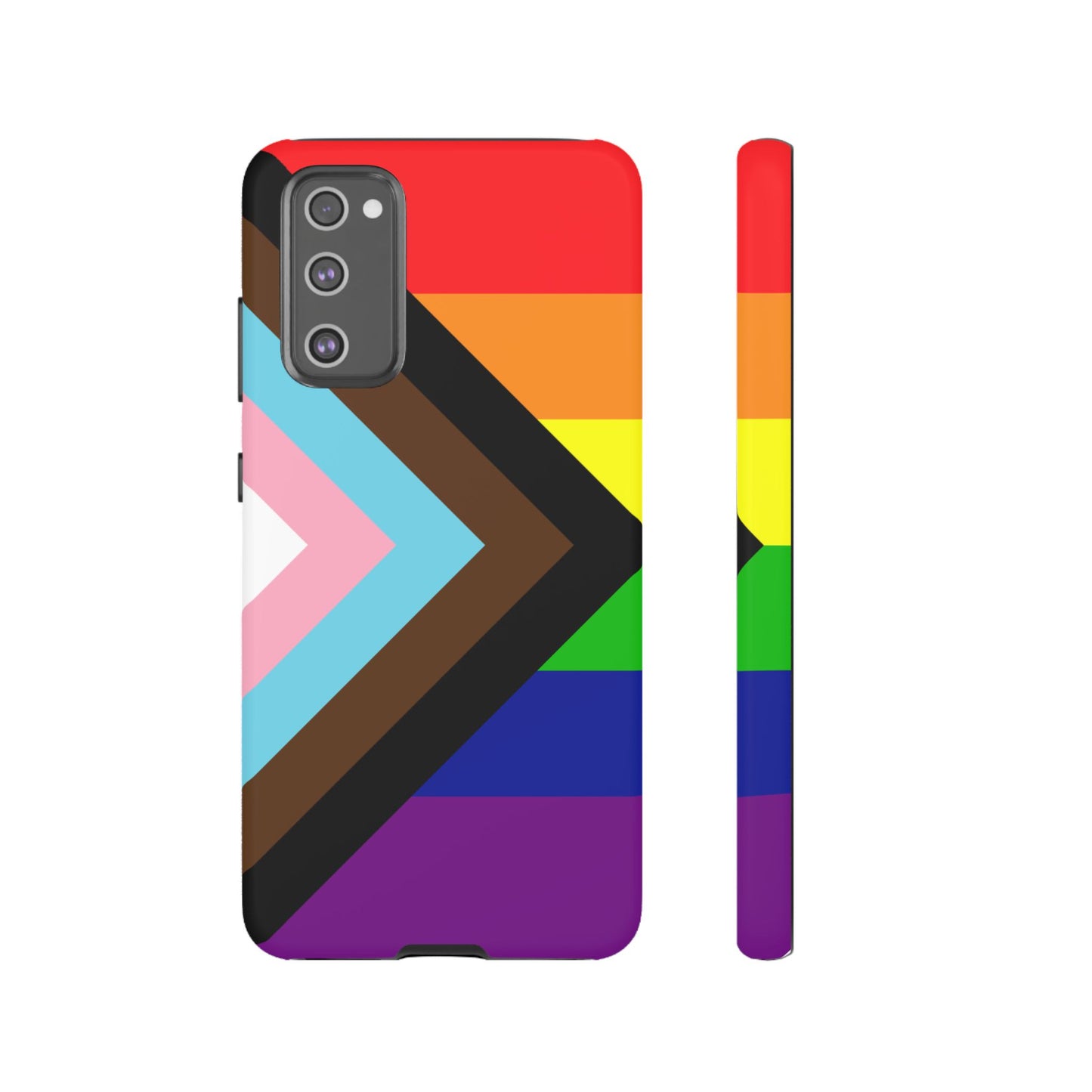 Progress Pride Samsung Phone Case – LGBTQ Flag Protective Cover for Galaxy S21 S22 S23 S24 S25