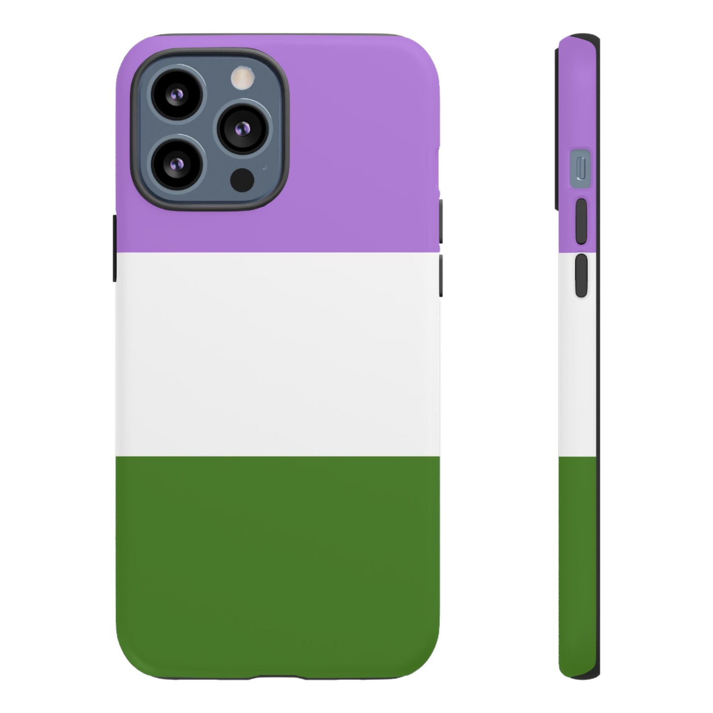 Genderqueer Pride iPhone Case – LGBTQ Flag Protective Cover for iPhone 11 12 13 14 15 16 17