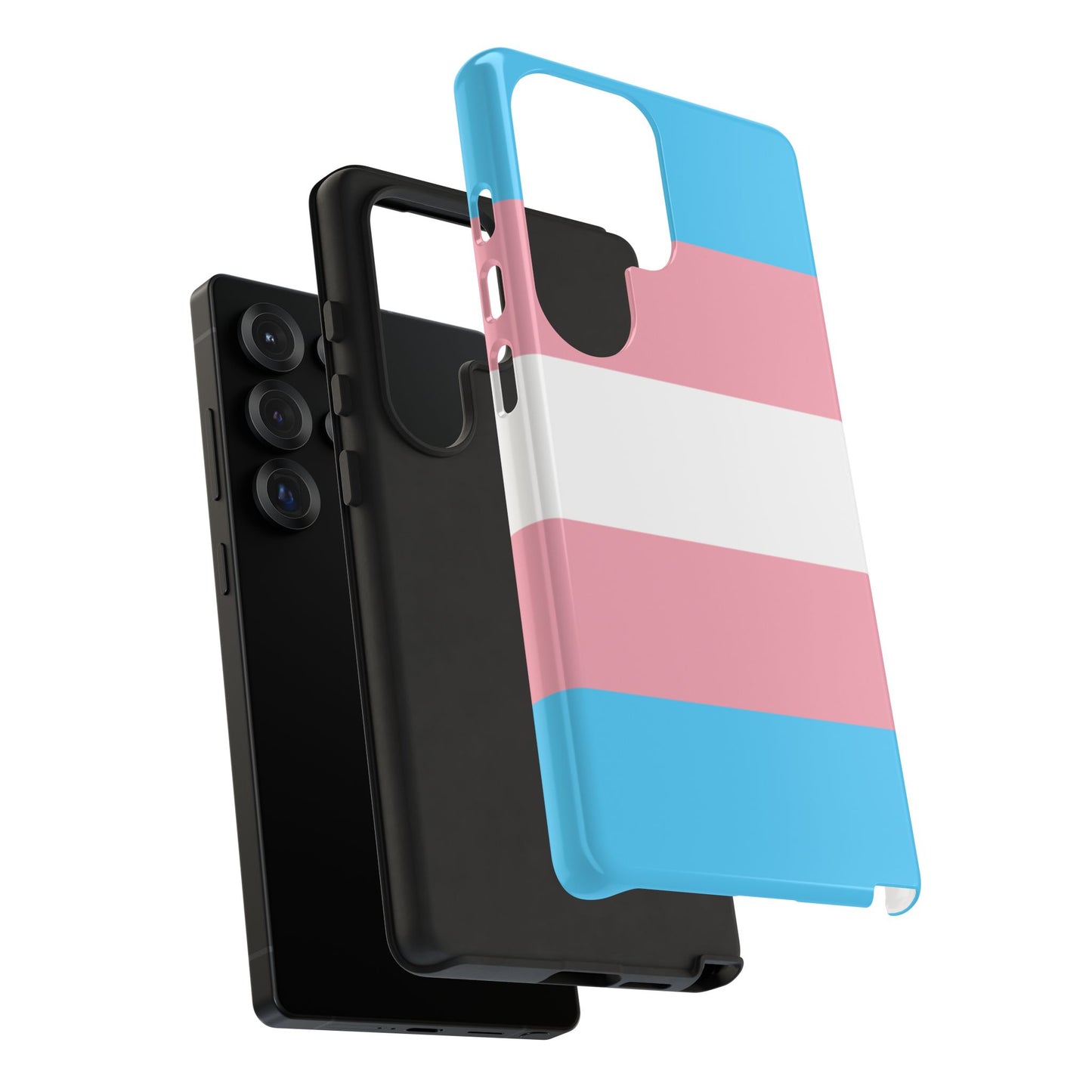Transgender Pride Samsung Phone Case – LGBTQ Flag Protective Cover for Galaxy S21 S22 S23 S24 S25