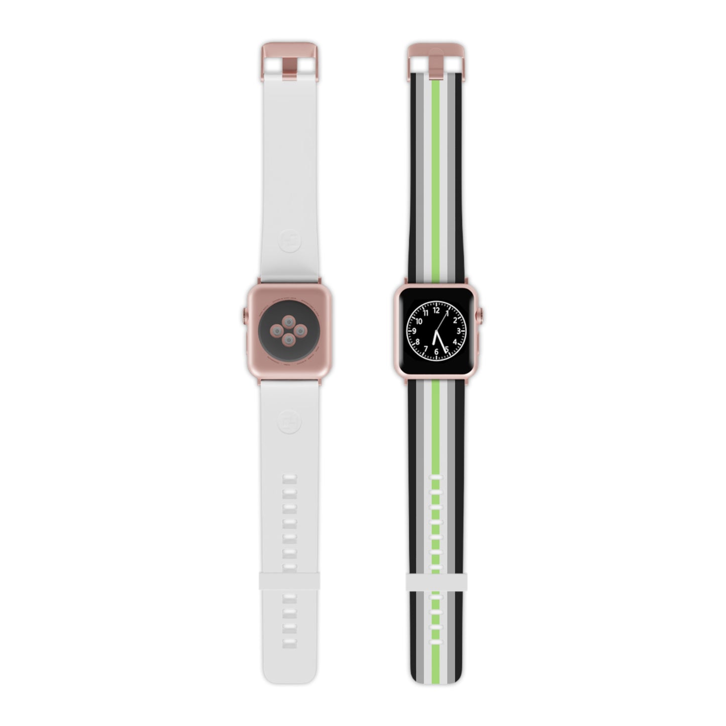 Agender Pride Apple Watch Band – LGBTQ Silicone Strap (38mm–49mm)