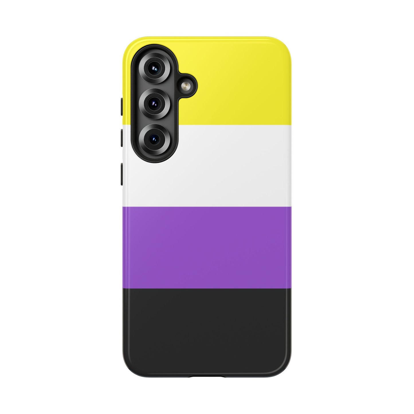 Nonbinary Pride Samsung Phone Case – LGBTQ Flag Protective Cover for Galaxy S21 S22 S23 S24 S25