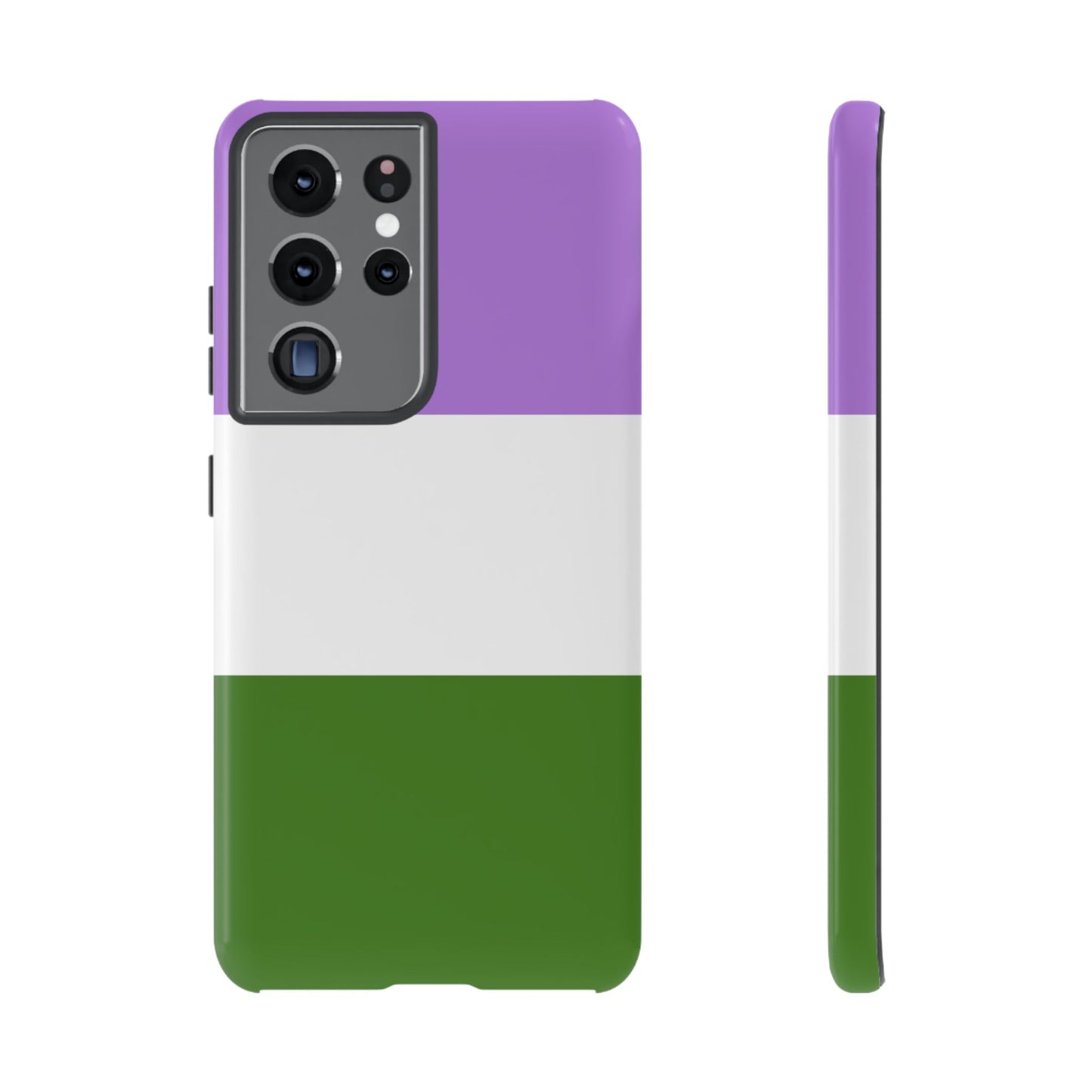 Genderqueer Pride Samsung Phone Case – LGBTQ Flag Protective Cover for Galaxy S21 S22 S23 S24 S25