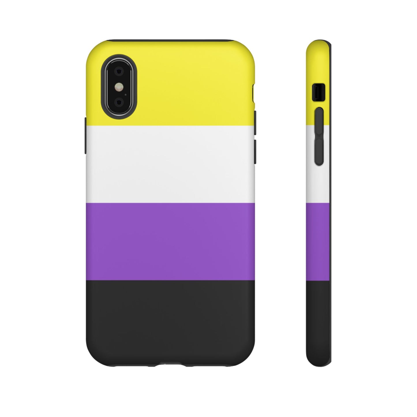 Nonbinary Pride iPhone Case – LGBTQ Flag Protective Cover for iPhone 11 12 13 14 15 16 17