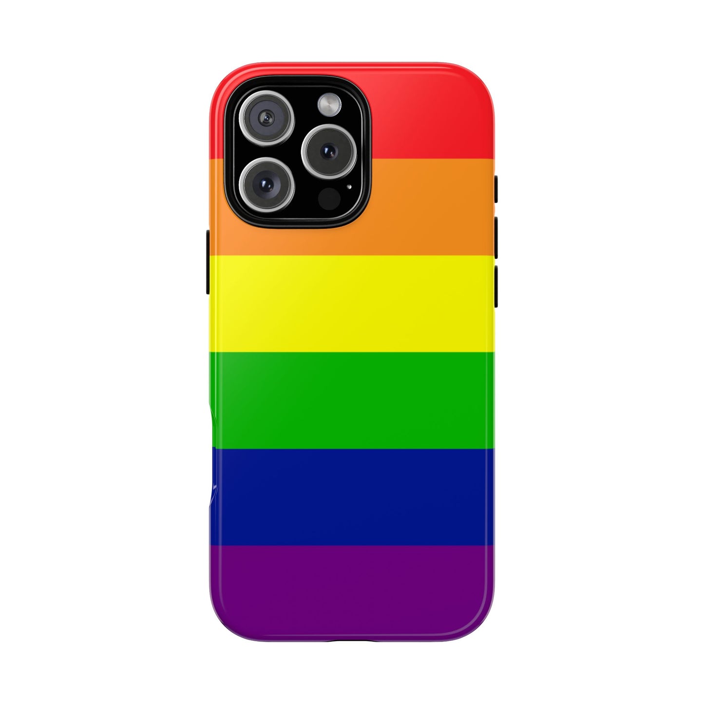 Rainbow Pride iPhone Case – LGBTQ Flag Protective Cover for iPhone 11 12 13 14 15 16 17