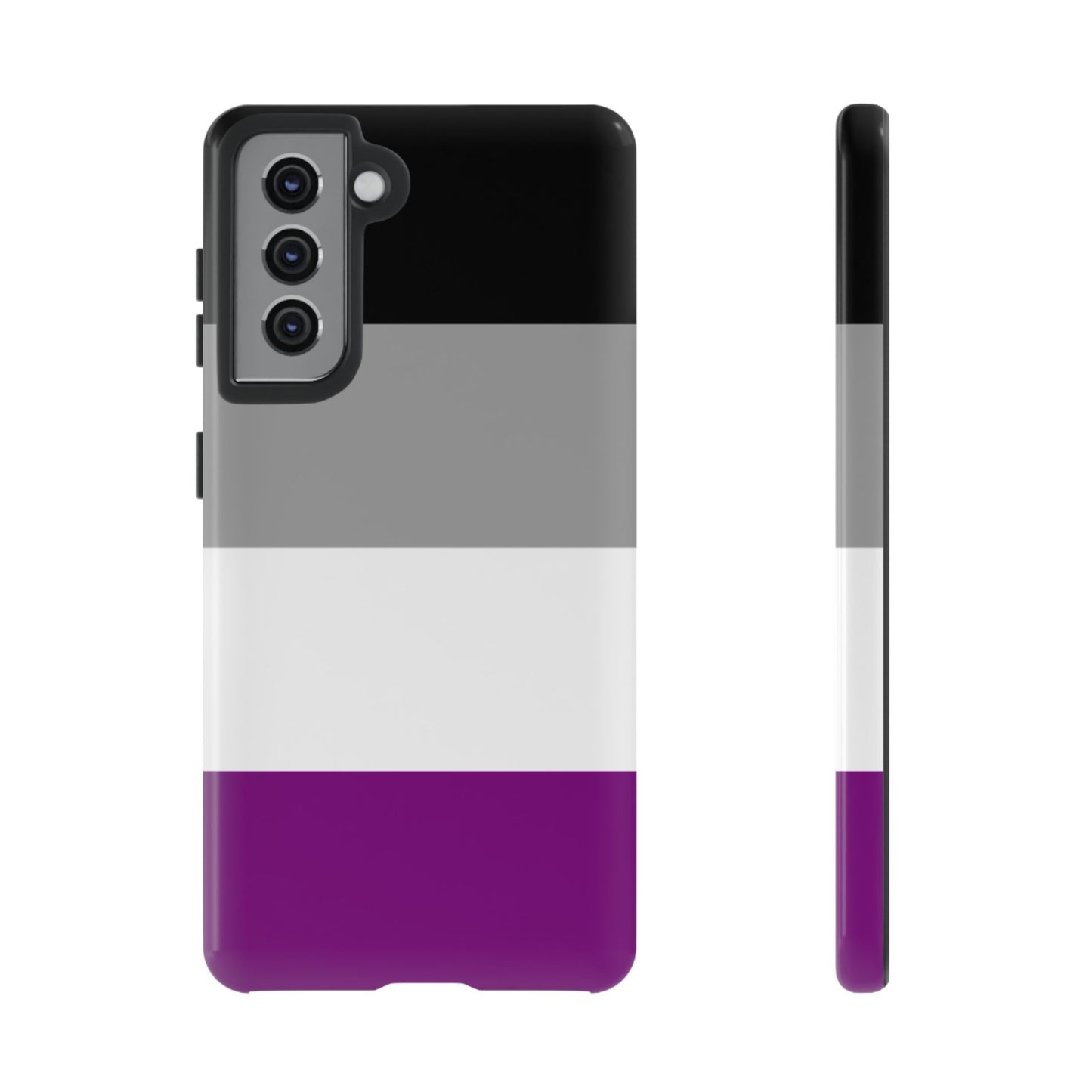 Asexual Pride Samsung Phone Case – LGBTQ Flag Protective Cover for Galaxy S21 S22 S23 S24 S25