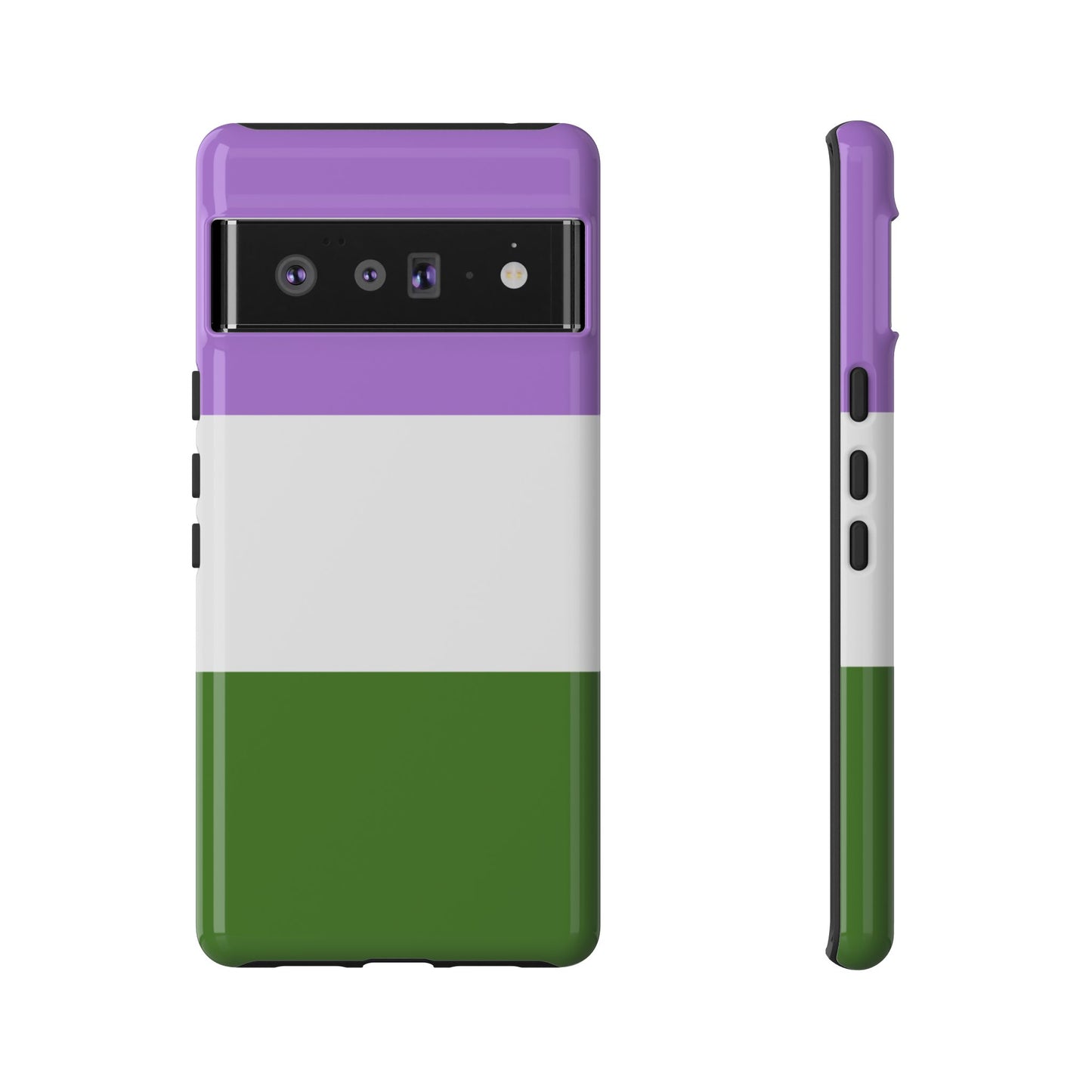 Genderqueer Pride Google Pixel Phone Case – LGBTQ Protective Cover for Pixel 6 7 8 9
