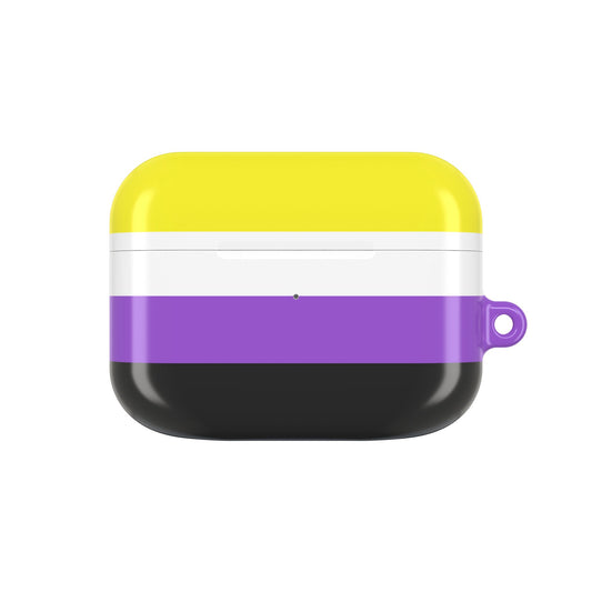 Nonbinary Pride Flag AirPods Case Cover | LGBTQ AirPods Case for AirPods Pro & Gen 1–4