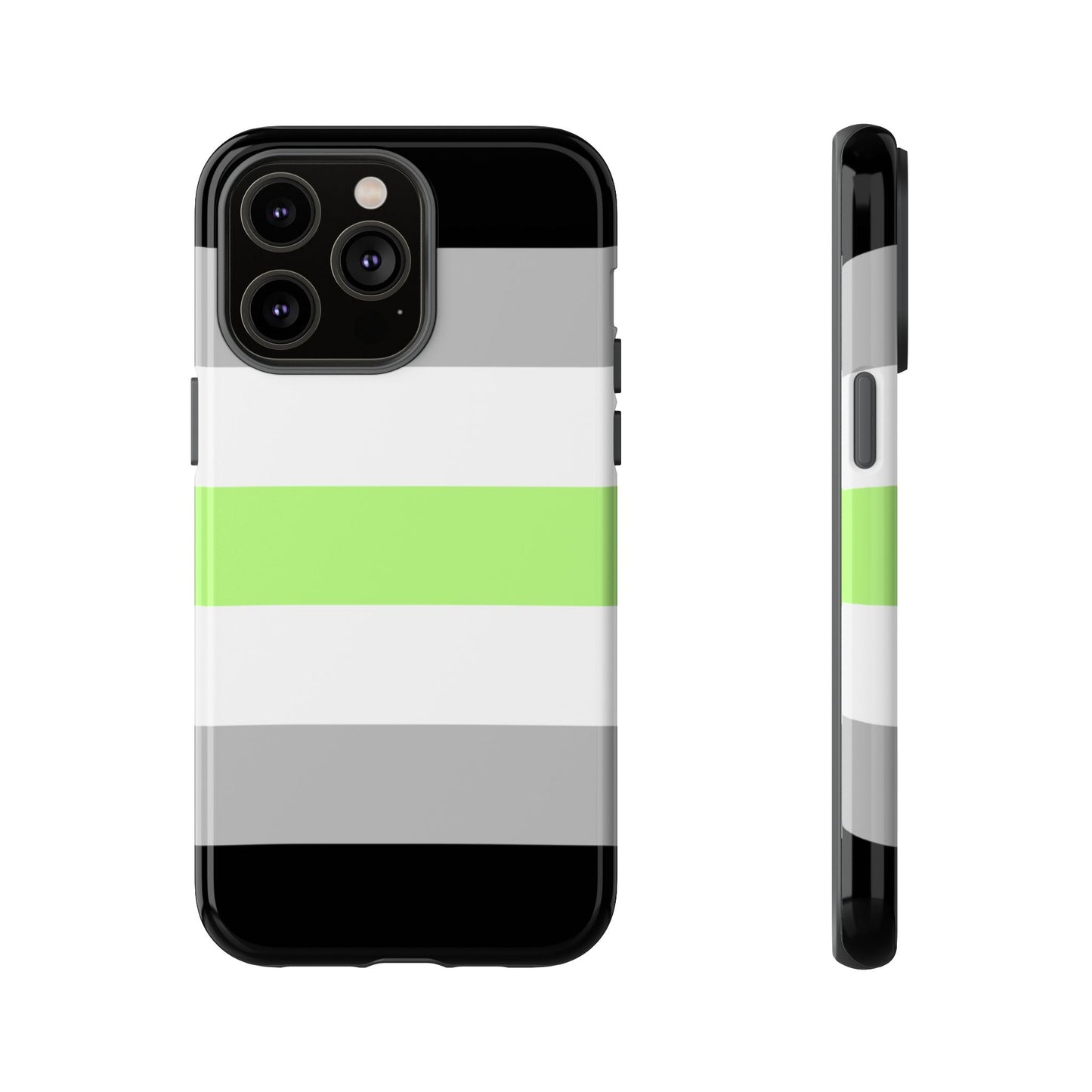 Agender Pride iPhone Case – LGBTQ Flag Protective Cover for iPhone 11 12 13 14 15 16 17