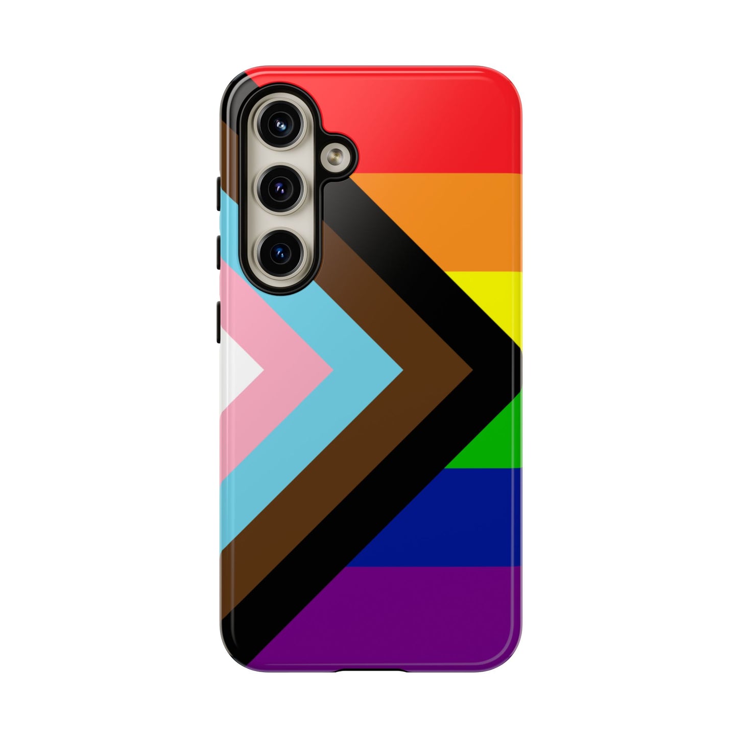 Progress Pride Samsung Phone Case – LGBTQ Flag Protective Cover for Galaxy S21 S22 S23 S24 S25