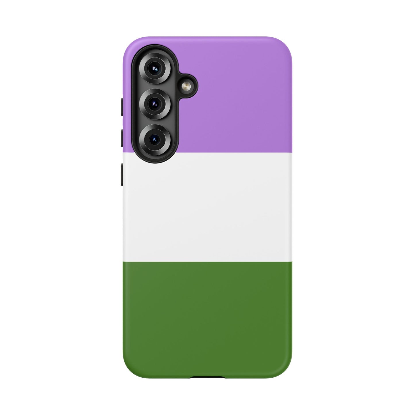 Genderqueer Pride Samsung Phone Case – LGBTQ Flag Protective Cover for Galaxy S21 S22 S23 S24 S25