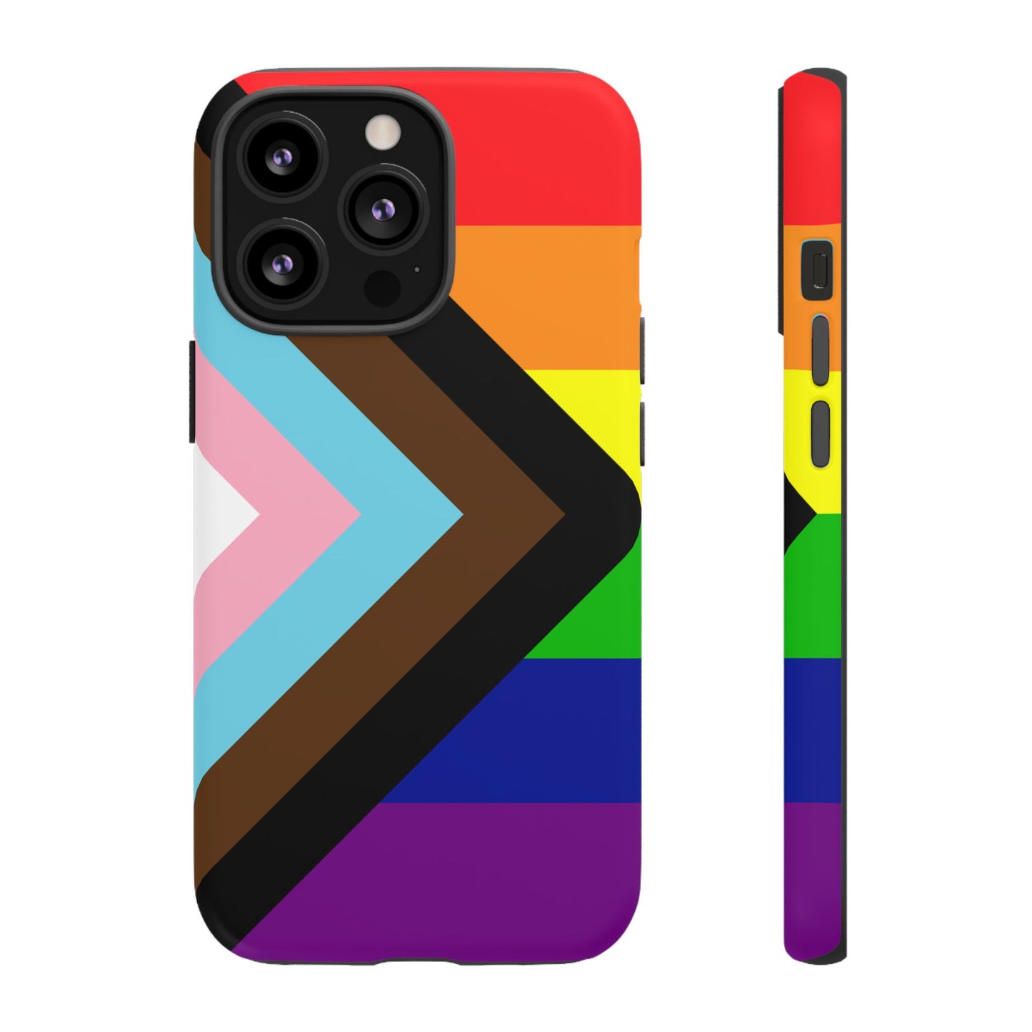 Progress Pride iPhone Case – LGBTQ Flag Protective Cover for iPhone 11 12 13 14 15 16 17