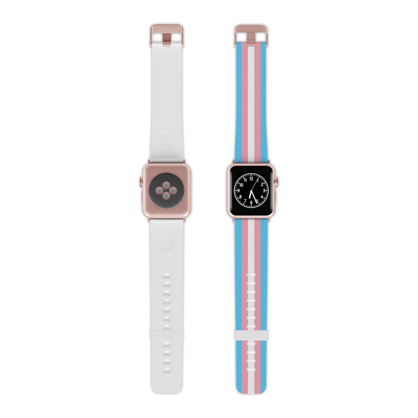 Transgender Pride Apple Watch Band – LGBTQ Silicone Strap