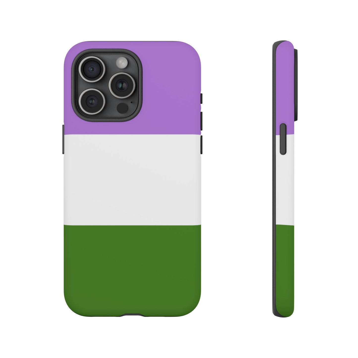 Genderqueer Pride iPhone Case – LGBTQ Flag Protective Cover for iPhone 11 12 13 14 15 16 17