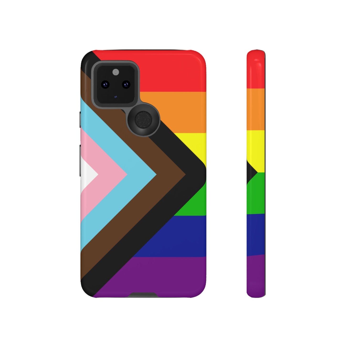 Progress Pride Google Pixel Phone Case – LGBTQ Protective Cover for Pixel 6 7 8 9