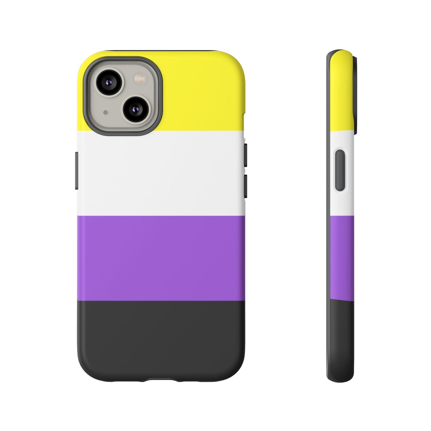 Nonbinary Pride iPhone Case – LGBTQ Flag Protective Cover for iPhone 11 12 13 14 15 16 17