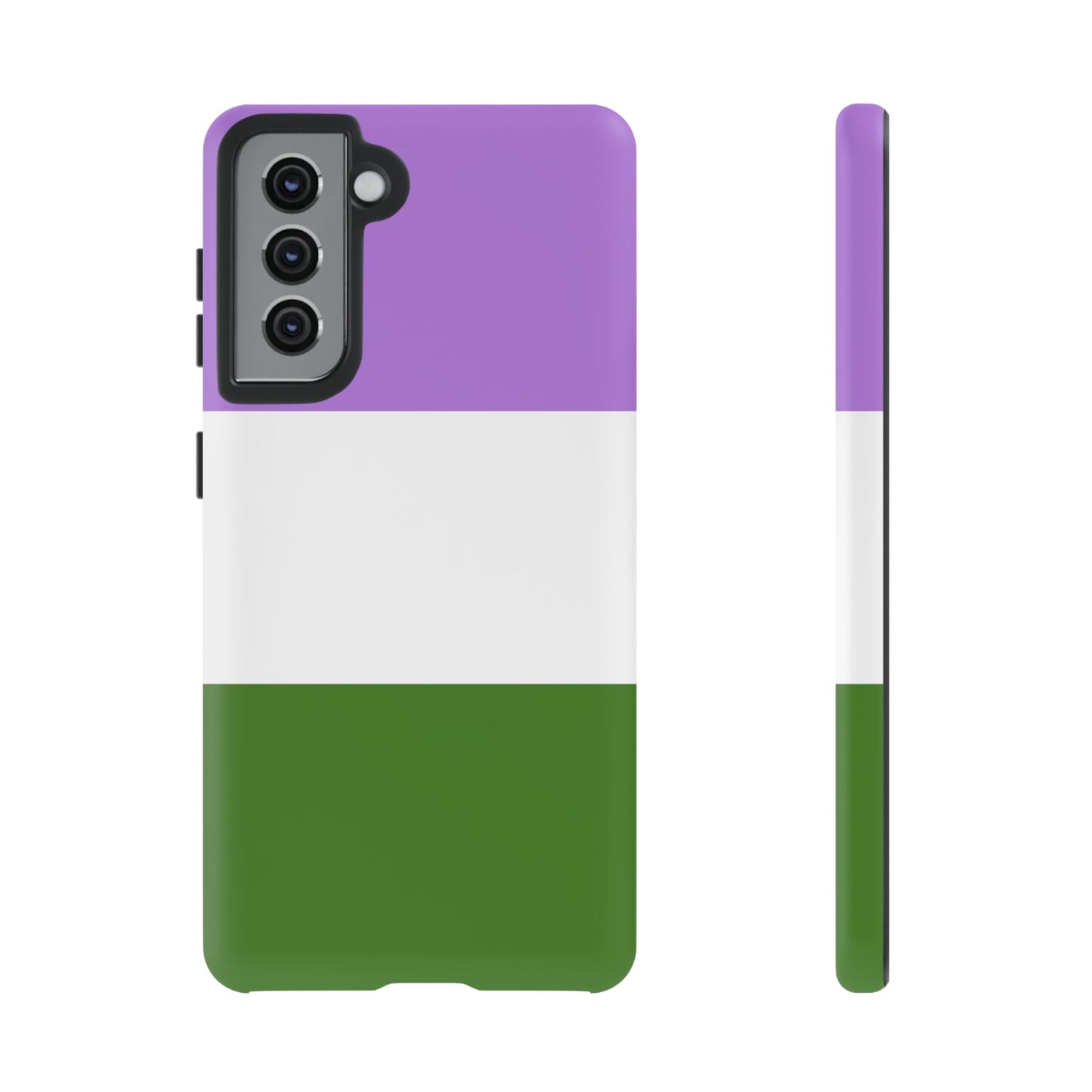Genderqueer Pride Samsung Phone Case – LGBTQ Flag Protective Cover for Galaxy S21 S22 S23 S24 S25