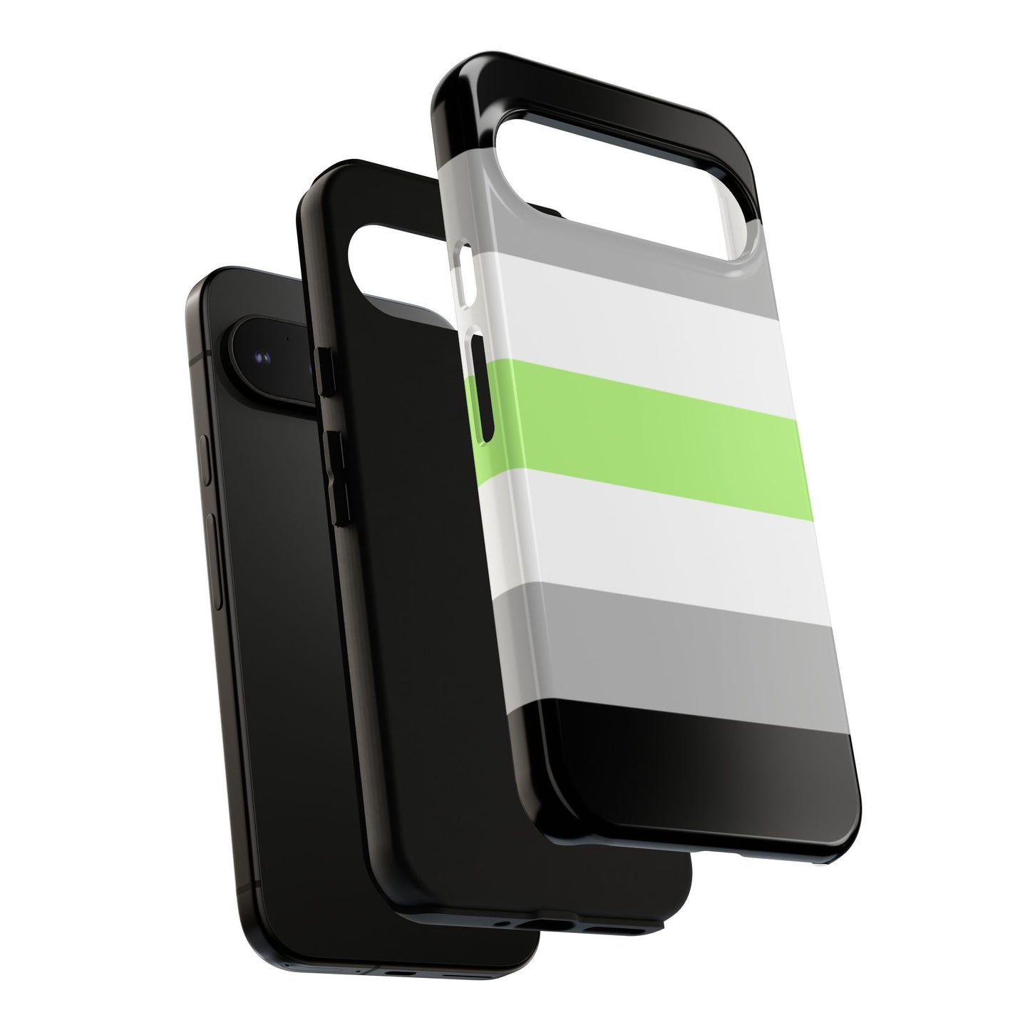 Agender Pride Google Pixel Phone Case – LGBTQ Protective Cover for Pixel 6 7 8 9