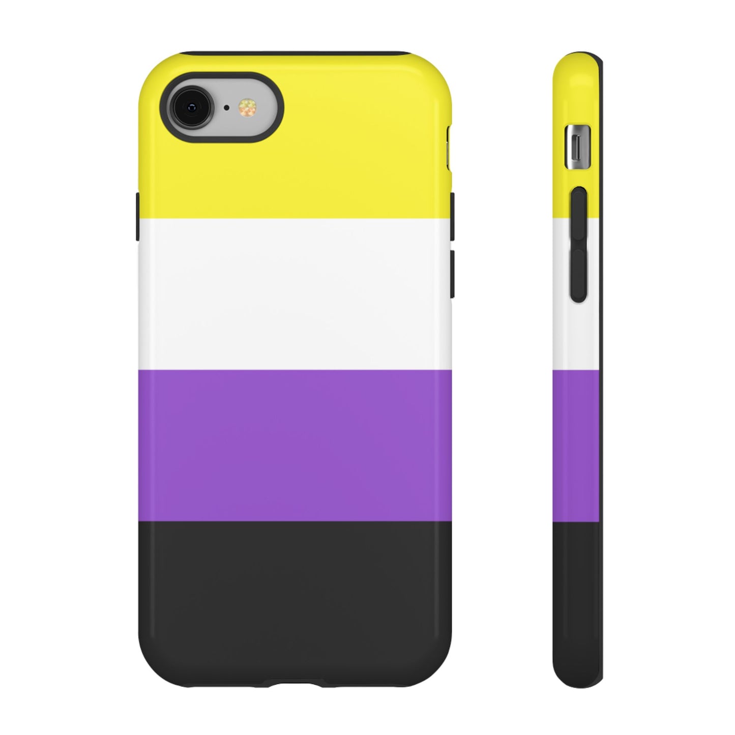Nonbinary Pride iPhone Case – LGBTQ Flag Protective Cover for iPhone 11 12 13 14 15 16 17
