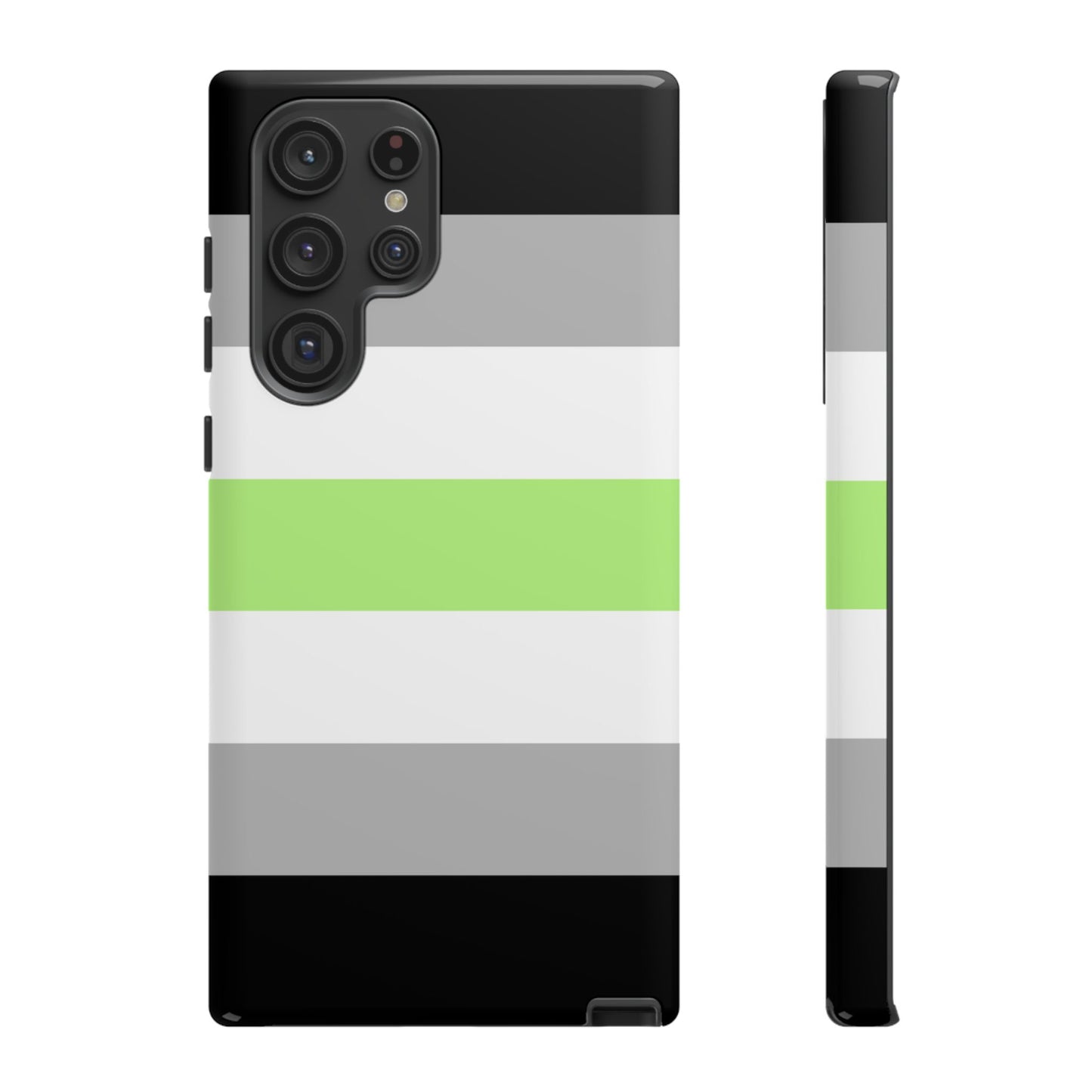 Agender Pride Samsung Phone Case – LGBTQ Flag Protective Cover for Galaxy S21 S22 S23 S24 S25