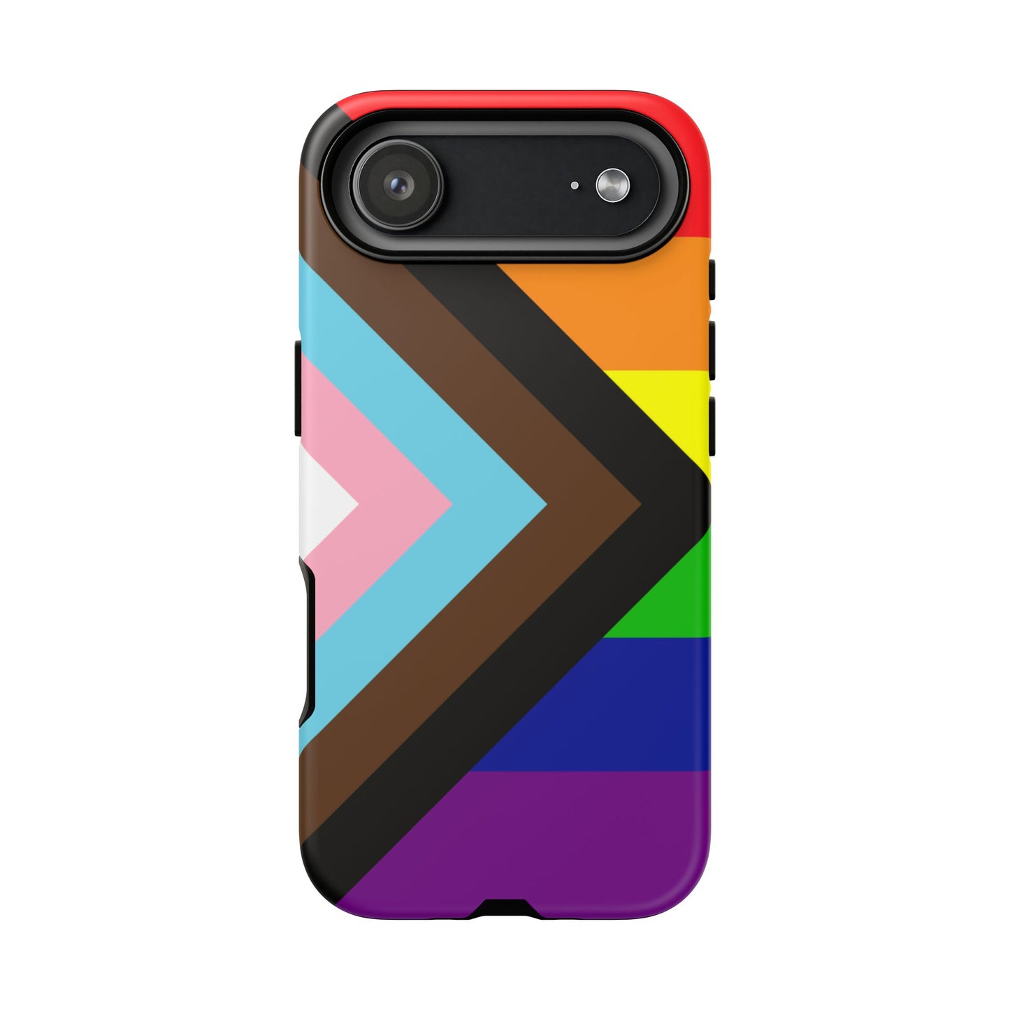 Progress Pride iPhone Case – LGBTQ Flag Protective Cover for iPhone 11 12 13 14 15 16 17