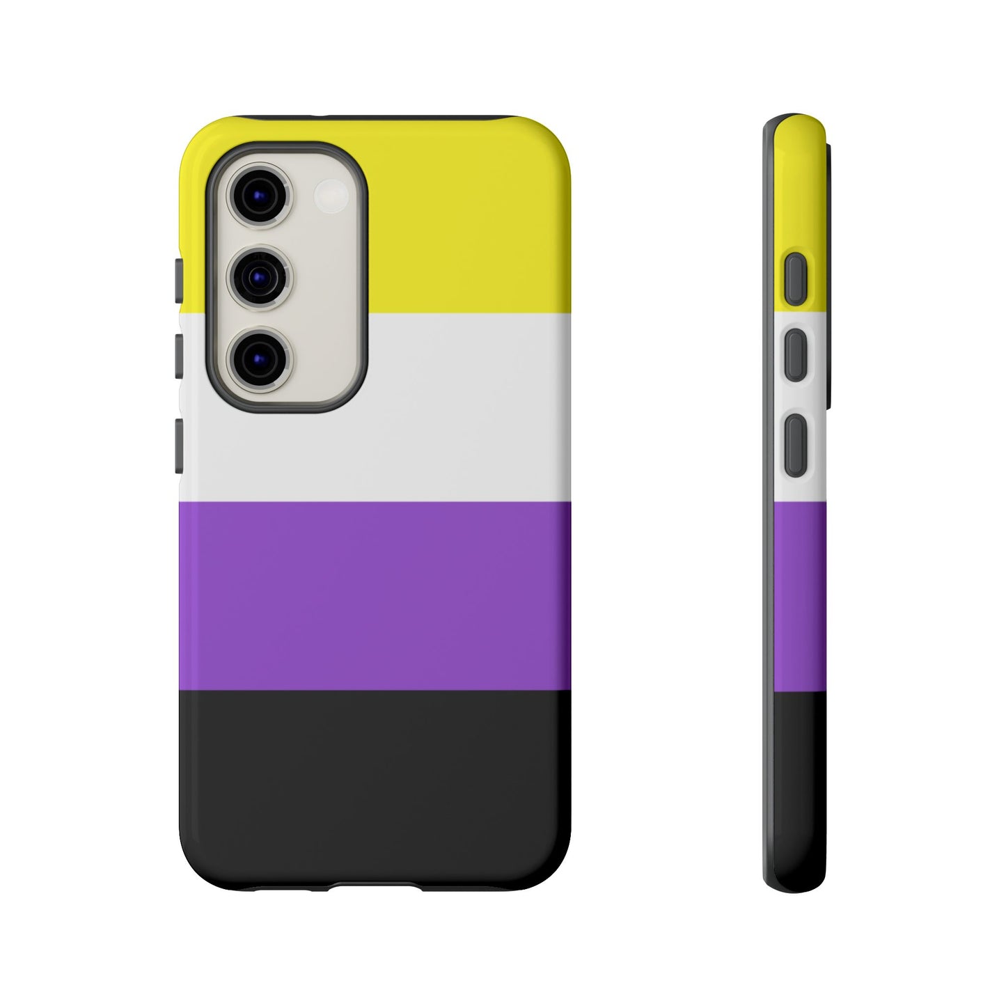 Nonbinary Pride Samsung Phone Case – LGBTQ Flag Protective Cover for Galaxy S21 S22 S23 S24 S25