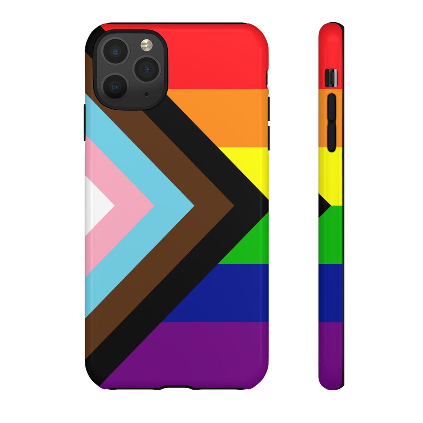 Progress Pride iPhone Case – LGBTQ Flag Protective Cover for iPhone 11 12 13 14 15 16 17