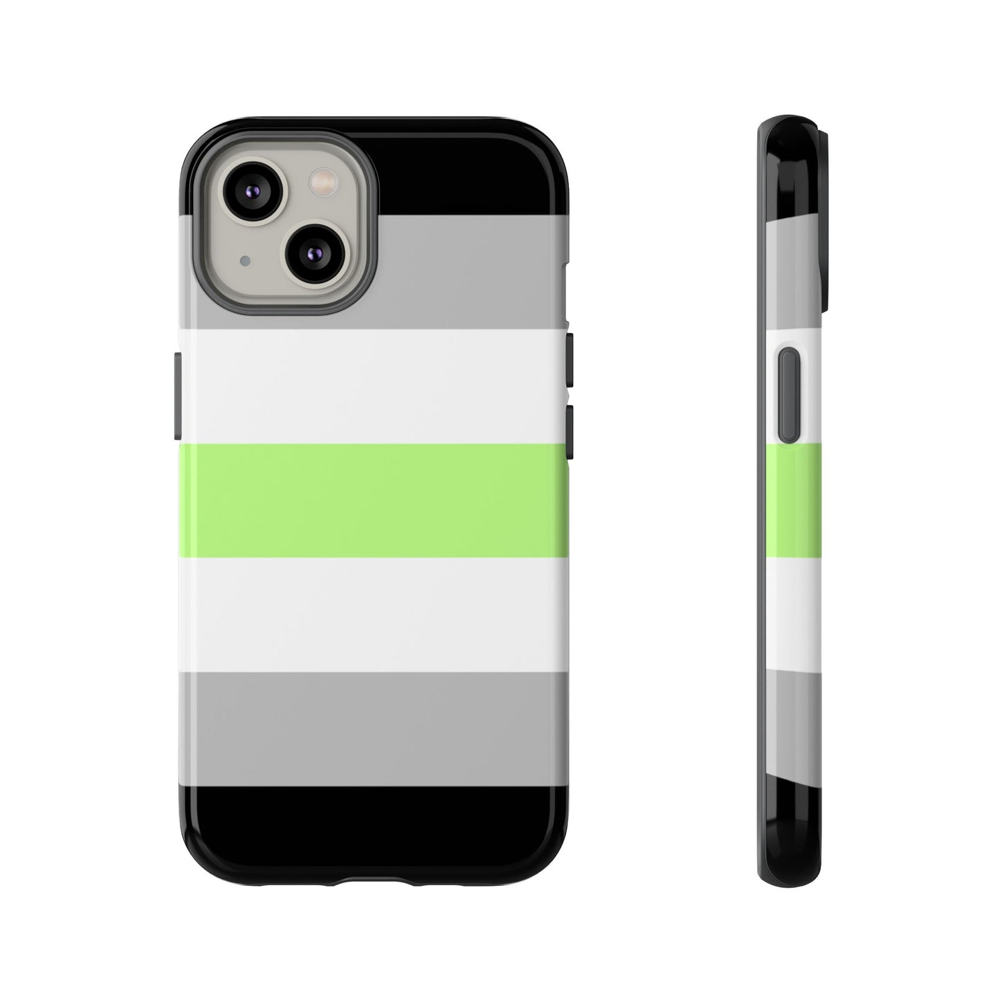 Agender Pride iPhone Case – LGBTQ Flag Protective Cover for iPhone 11 12 13 14 15 16 17