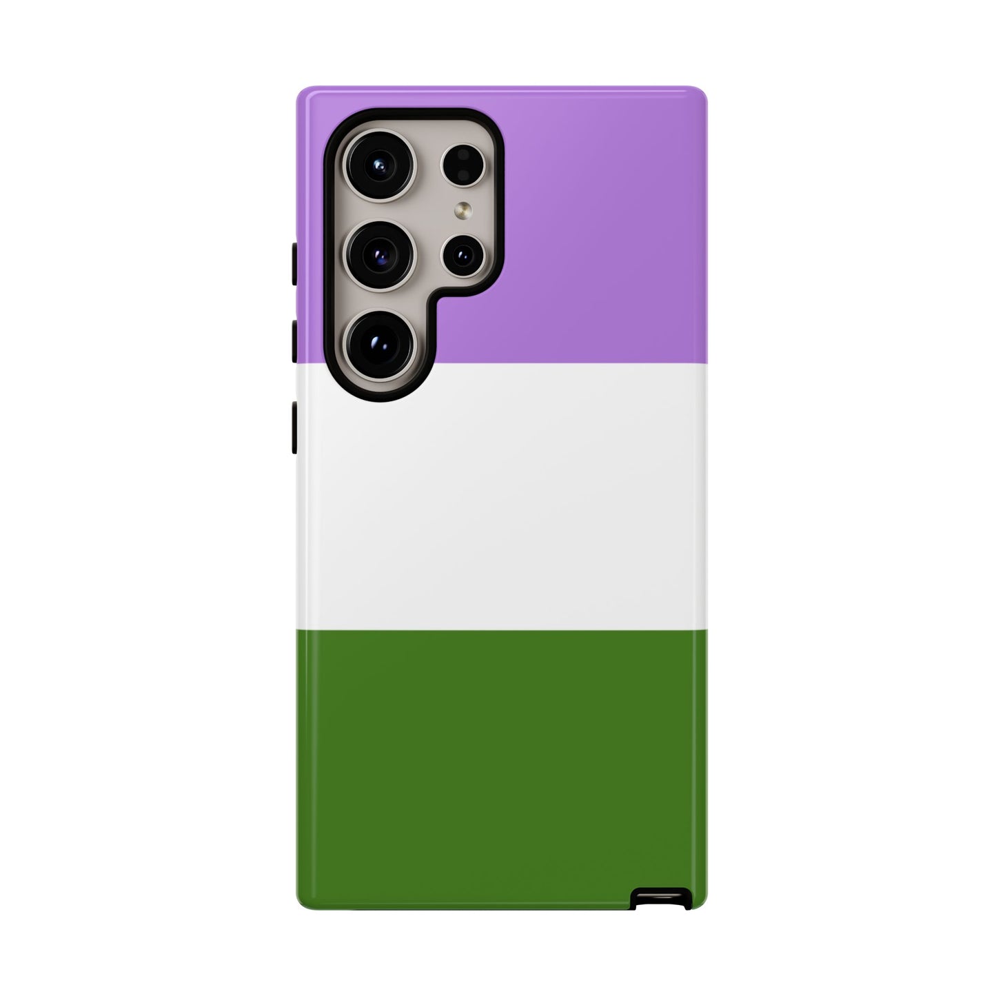 Genderqueer Pride Samsung Phone Case – LGBTQ Flag Protective Cover for Galaxy S21 S22 S23 S24 S25