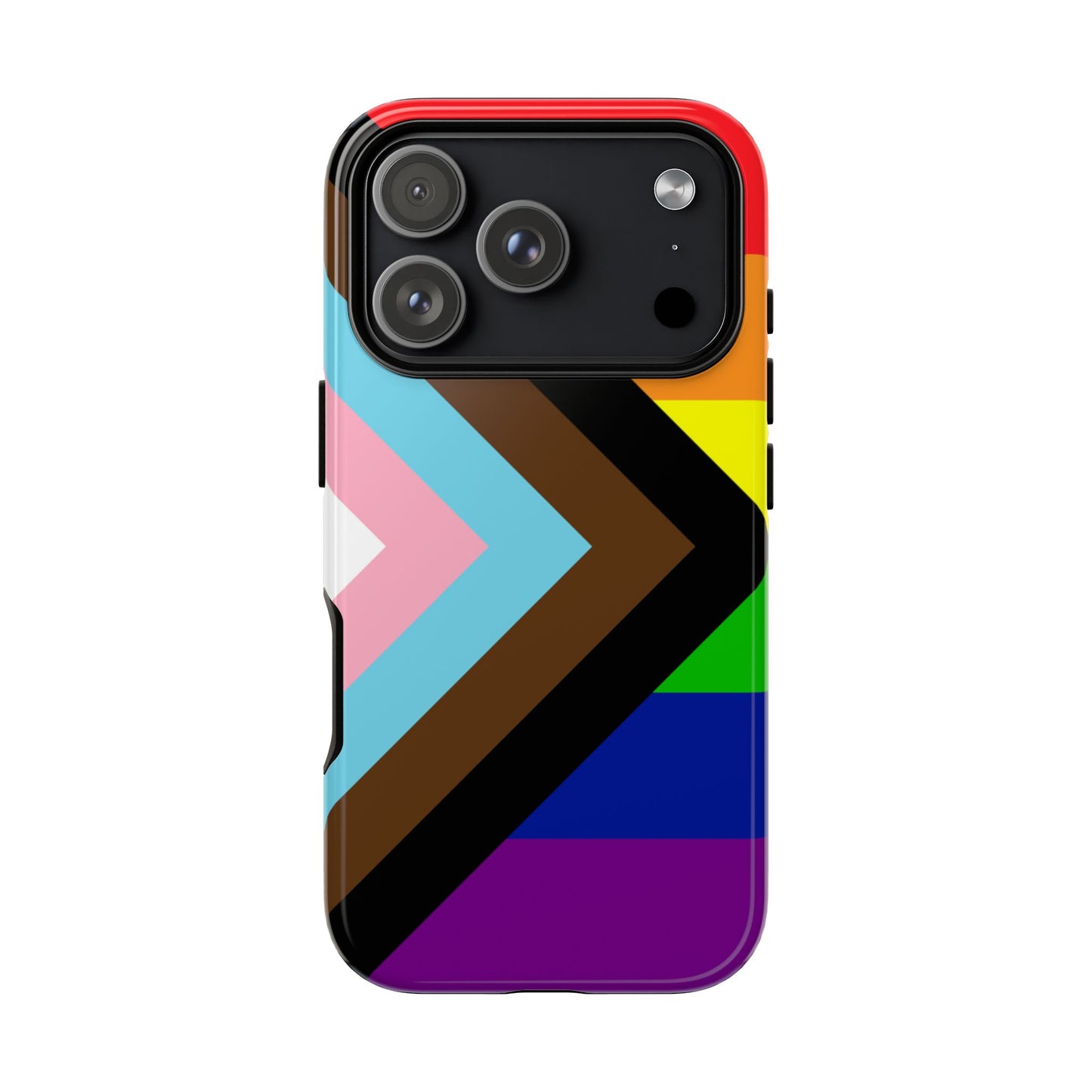 Progress Pride iPhone Case – LGBTQ Flag Protective Cover for iPhone 11 12 13 14 15 16 17