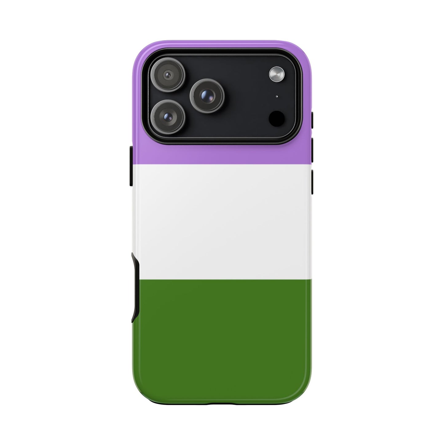Genderqueer Pride iPhone Case – LGBTQ Flag Protective Cover for iPhone 11 12 13 14 15 16 17