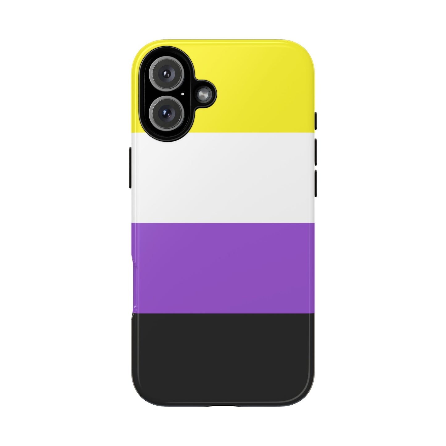 Nonbinary Pride iPhone Case – LGBTQ Flag Protective Cover for iPhone 11 12 13 14 15 16 17