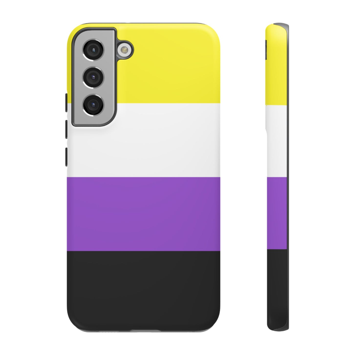 Nonbinary Pride Samsung Phone Case – LGBTQ Flag Protective Cover for Galaxy S21 S22 S23 S24 S25
