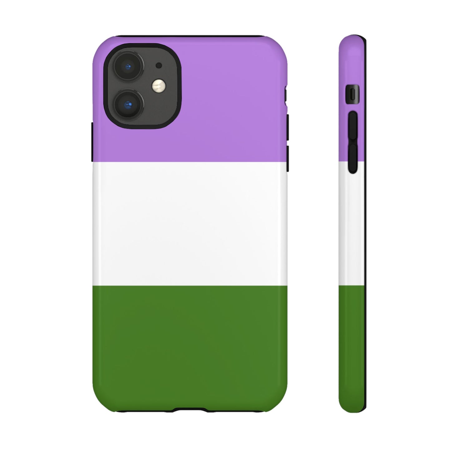 Genderqueer Pride iPhone Case – LGBTQ Flag Protective Cover for iPhone 11 12 13 14 15 16 17