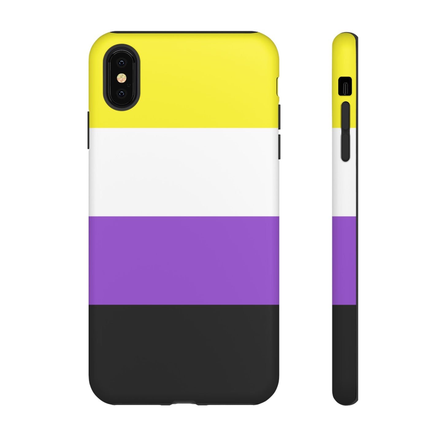 Nonbinary Pride iPhone Case – LGBTQ Flag Protective Cover for iPhone 11 12 13 14 15 16 17