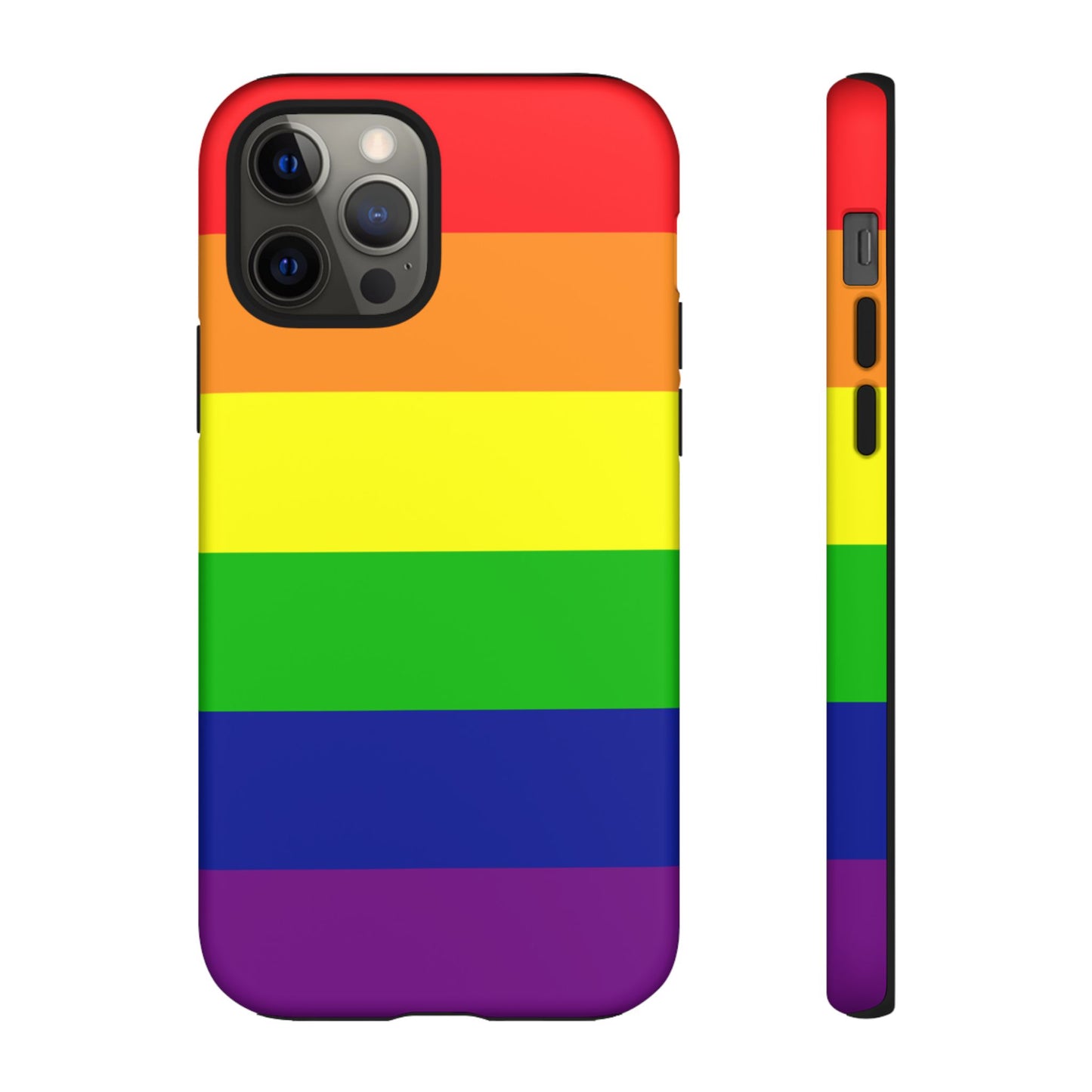 Rainbow Pride iPhone Case – LGBTQ Flag Protective Cover for iPhone 11 12 13 14 15 16 17