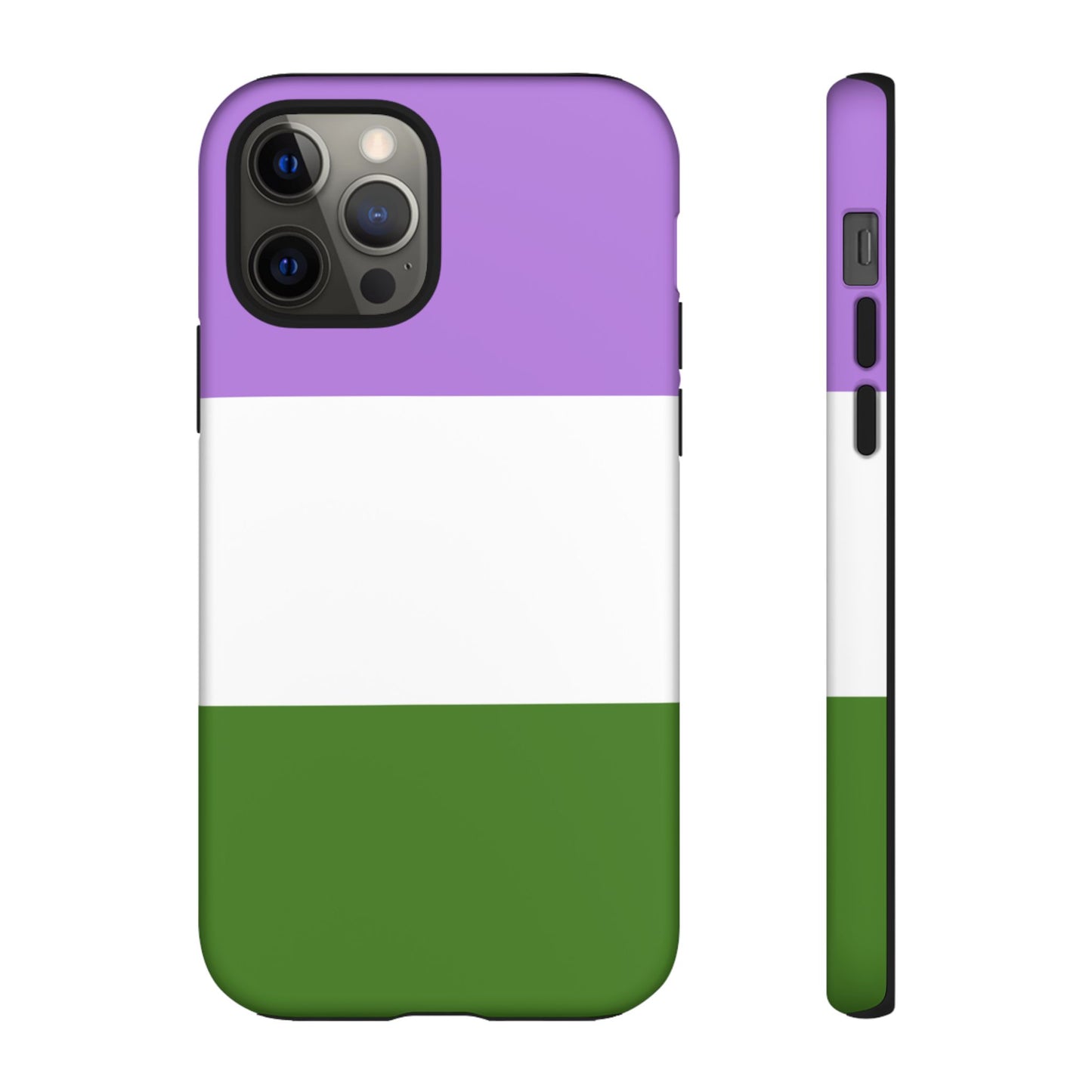 Genderqueer Pride iPhone Case – LGBTQ Flag Protective Cover for iPhone 11 12 13 14 15 16 17