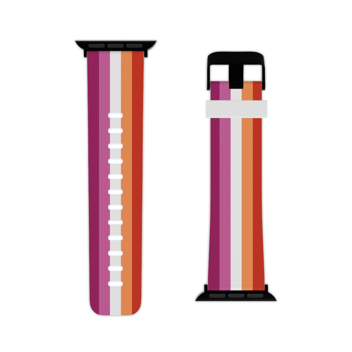 Lesbian Pride Apple Watch Band – LGBTQ Silicone Strap