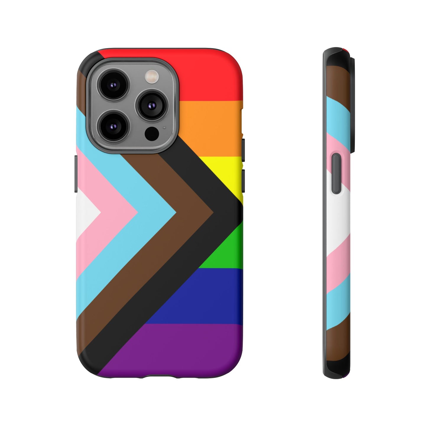 Progress Pride iPhone Case – LGBTQ Flag Protective Cover for iPhone 11 12 13 14 15 16 17