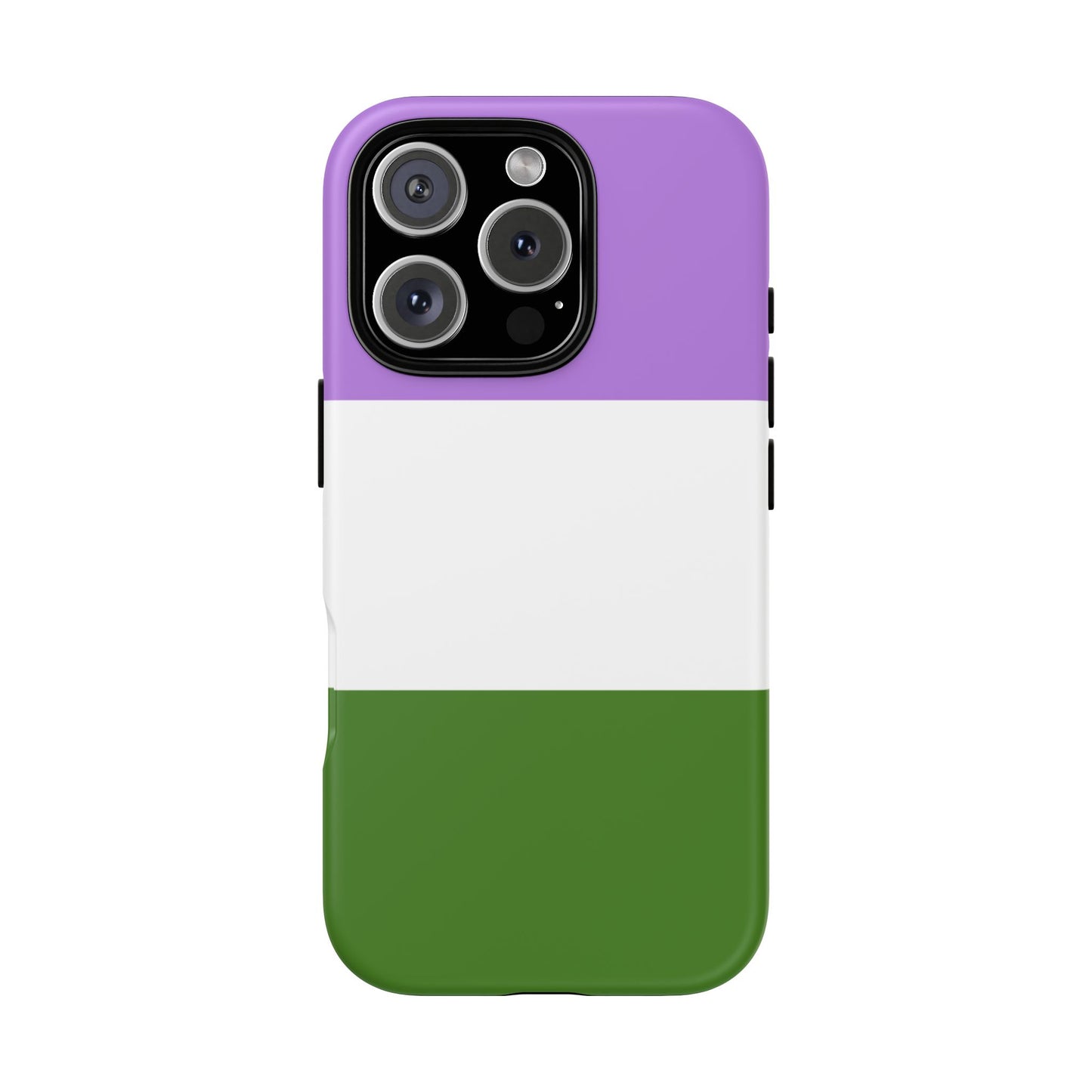 Genderqueer Pride iPhone Case – LGBTQ Flag Protective Cover for iPhone 11 12 13 14 15 16 17