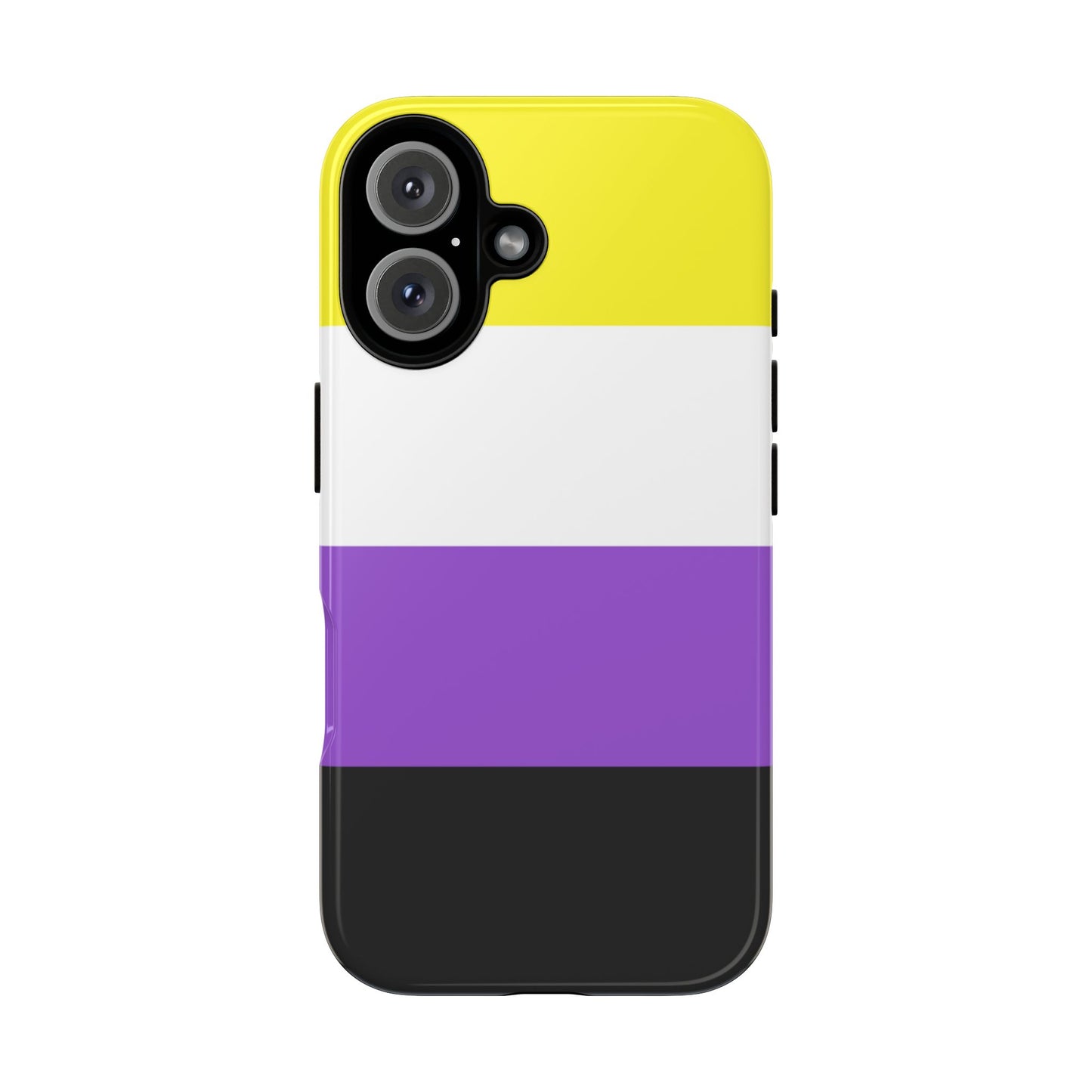 Nonbinary Pride iPhone Case – LGBTQ Flag Protective Cover for iPhone 11 12 13 14 15 16 17