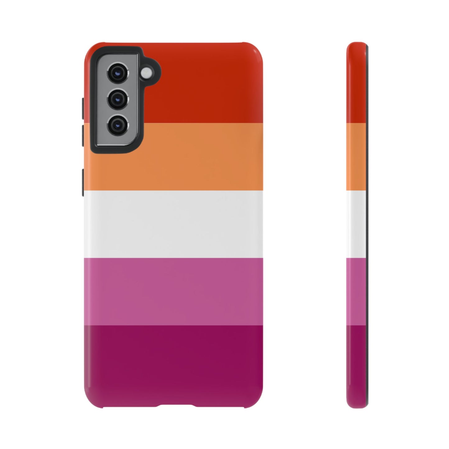 Lesbian Pride Samsung Phone Case – LGBTQ Flag Protective Cover for Galaxy S21 S22 S23 S24 S25