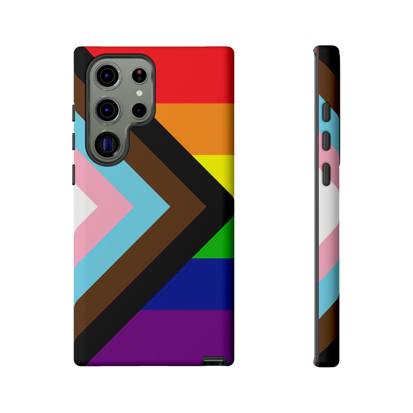 Progress Pride Samsung Phone Case – LGBTQ Flag Protective Cover for Galaxy S21 S22 S23 S24 S25
