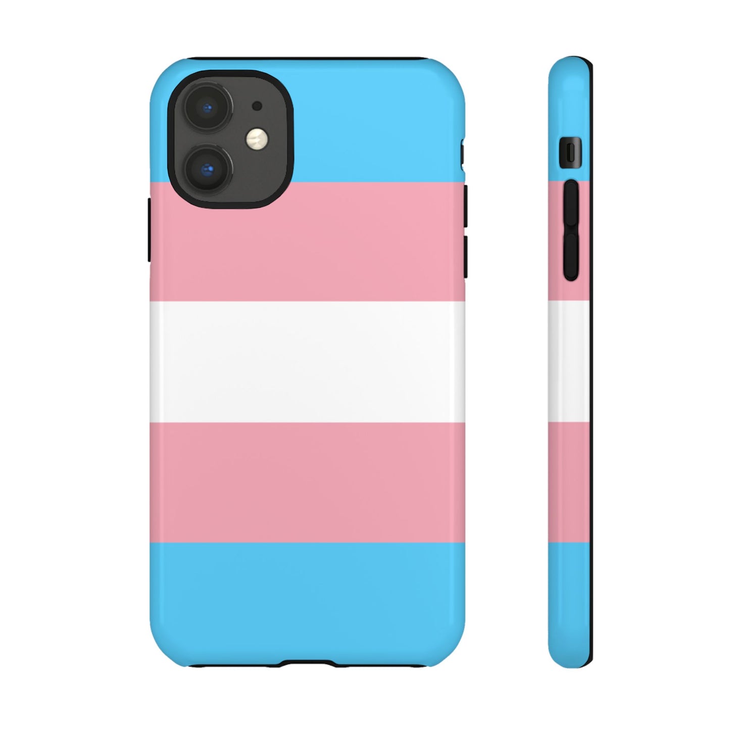 Transgender Pride iPhone Case – LGBTQ Flag Protective Cover for iPhone 11 12 13 14 15 16 17