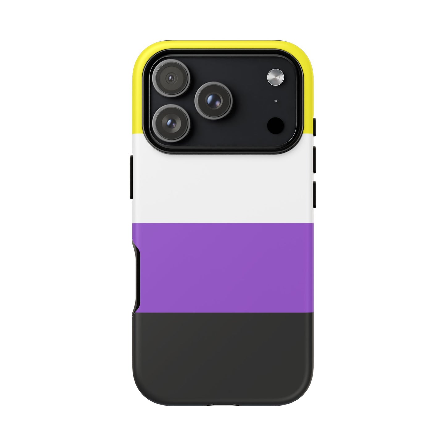 Nonbinary Pride iPhone Case – LGBTQ Flag Protective Cover for iPhone 11 12 13 14 15 16 17