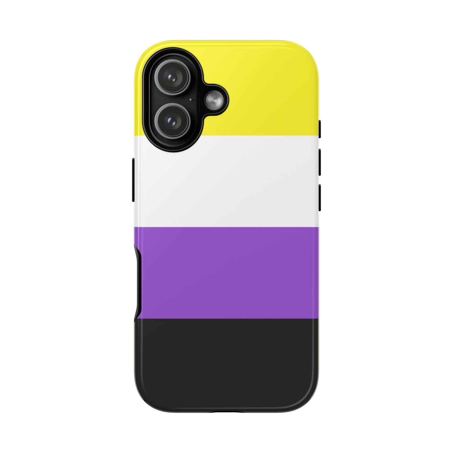 Nonbinary Pride iPhone Case – LGBTQ Flag Protective Cover for iPhone 11 12 13 14 15 16 17