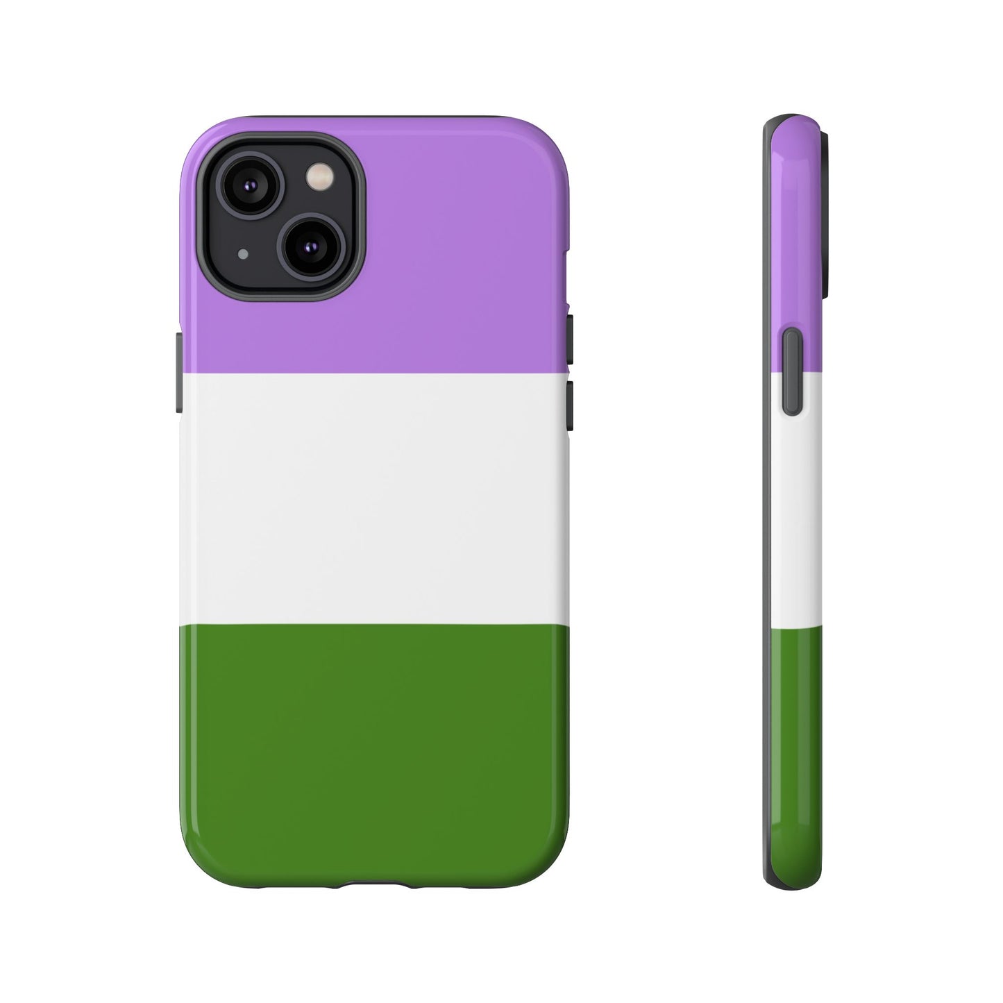 Genderqueer Pride iPhone Case – LGBTQ Flag Protective Cover for iPhone 11 12 13 14 15 16 17