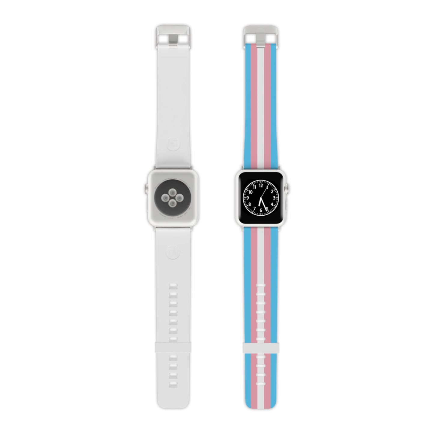 Transgender Pride Apple Watch Band – LGBTQ Silicone Strap