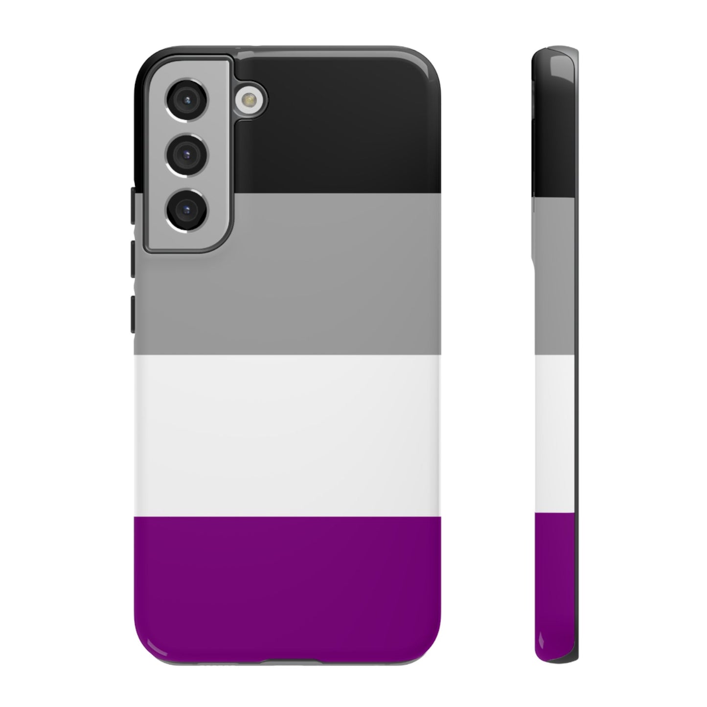Asexual Pride Samsung Phone Case – LGBTQ Flag Protective Cover for Galaxy S21 S22 S23 S24 S25