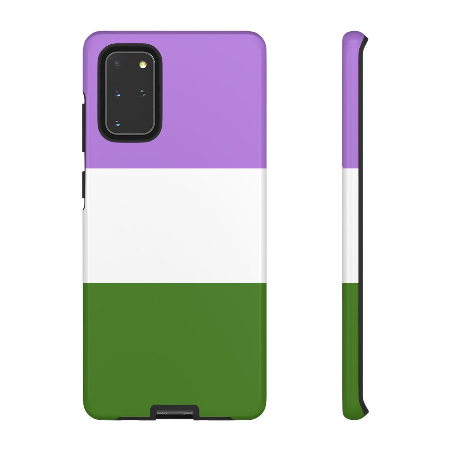 Genderqueer Pride Samsung Phone Case – LGBTQ Flag Protective Cover for Galaxy S21 S22 S23 S24 S25